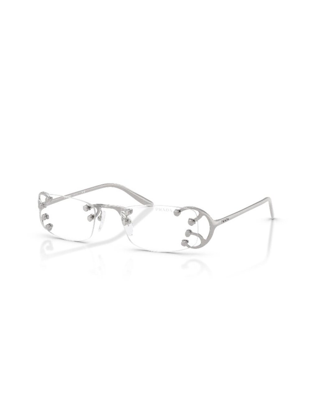 New Prada Women's Sunglasses Metal Frame PR C57S 28H08N 52